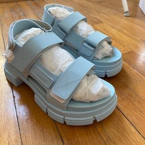 Ganni Recycled Rubber Sandals